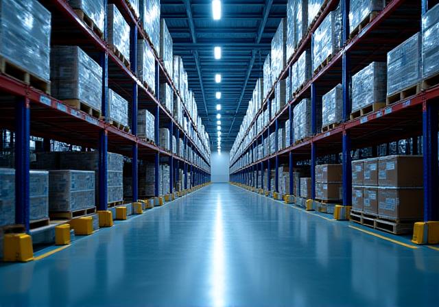 Clean and organized high-tech warehouse facility in Renton